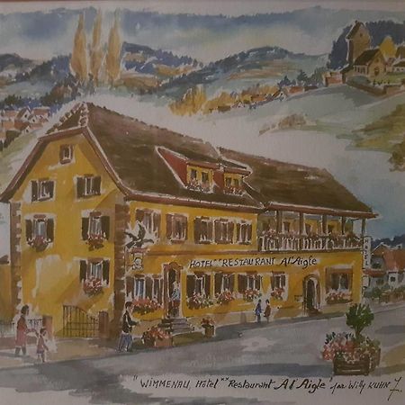 Restaurant A L'Aigle Hotel Wimmenau Ngoại thất bức ảnh